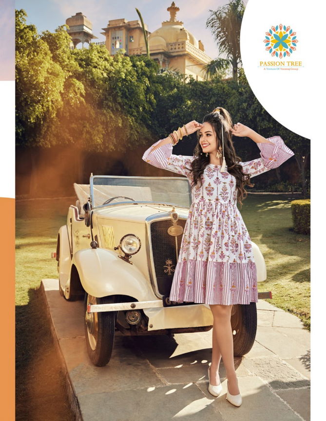 Flair Talk 2 By Passion Tree Fancy Stylish Wholesale Cotton Kurtus Catalog